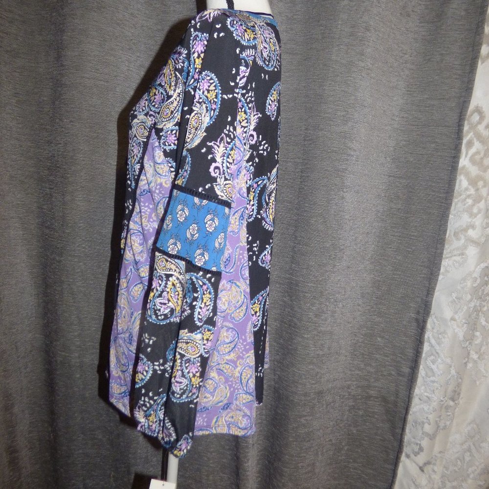 Style & Co Printed Split-Neck Top, - Picture 12 of 15